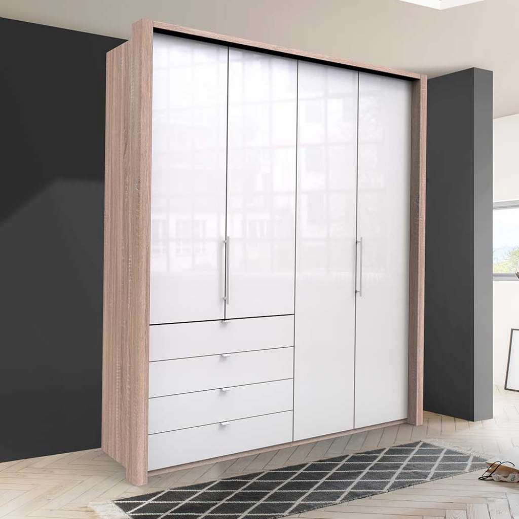 Jugendkleiderschrank mit Falttüren und Schubladen modern