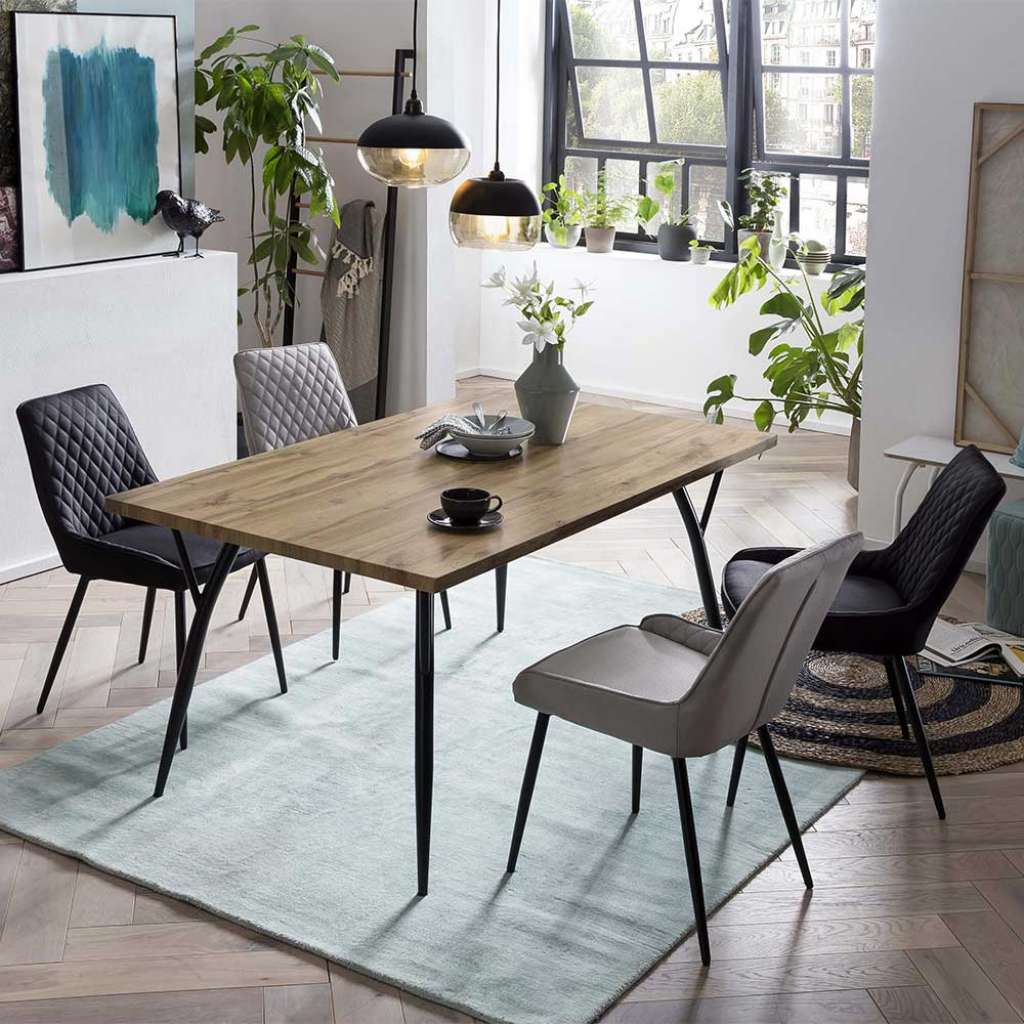 Esszimmer Komplett inklusive vier Stühle Skandi Design (5-teilig)