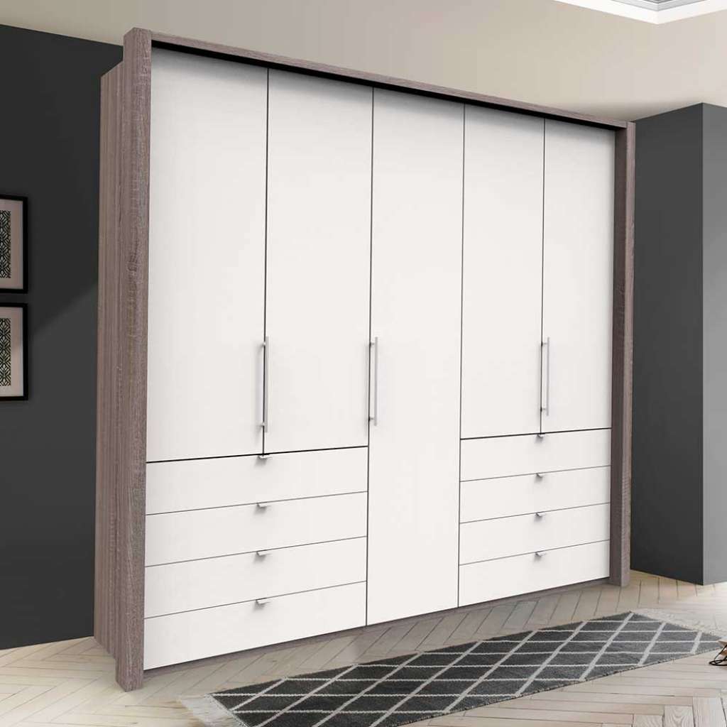 Schlafzimmerkleiderschrank Made in Germany 3 türig mit Schubladen