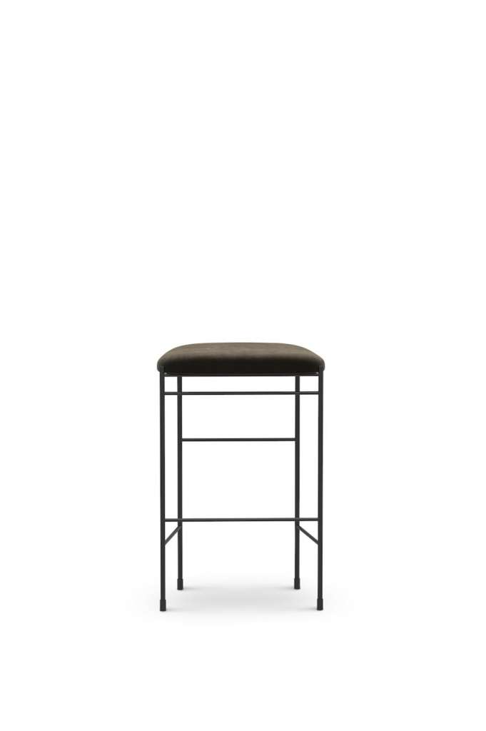 New Works - Covent Bar Hocker - Royal Nubuck Havanna 30258 - H65