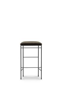 New Works - Covent Bar Hocker - Royal Nubuck Havanna 30258 - H75
