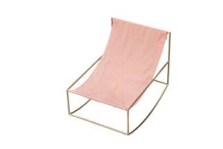 valerie_objects - Rocking Chair - brass pink