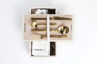 valerie_objects - Besteck Geschenkbox 16-teilig - brass