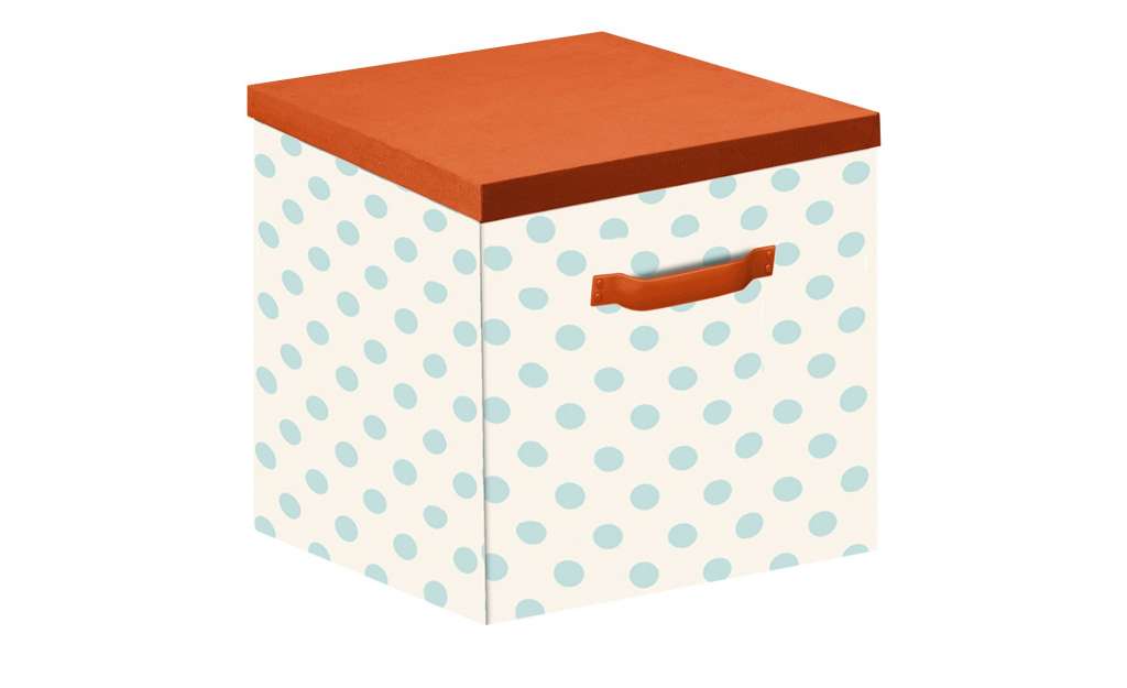 Aufbewahrungskiste (1 Stück)  Flexa ¦ orange ¦ Webstoff (100% Baumwolle) Baby > Unterwegs > Boxen - Höffner