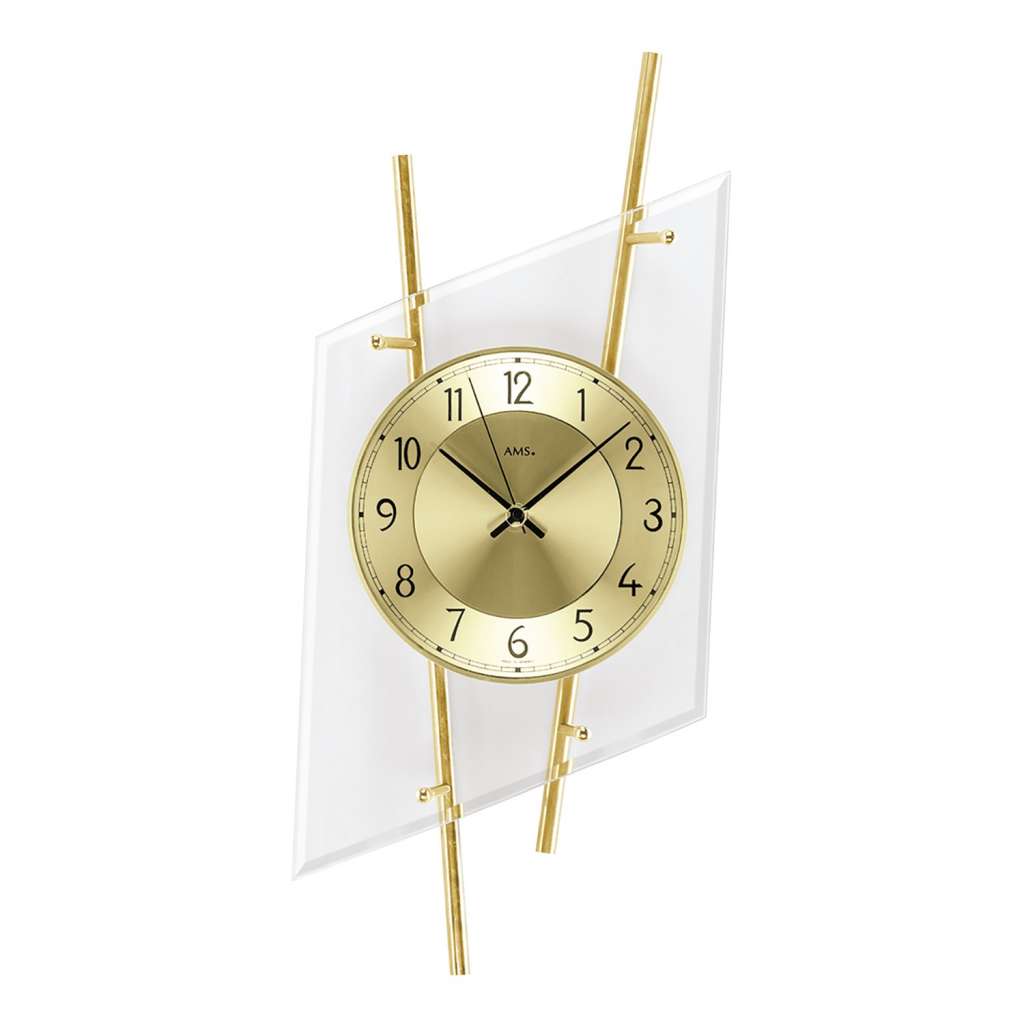 home24 Wanduhr Banquette Patchwork Denim