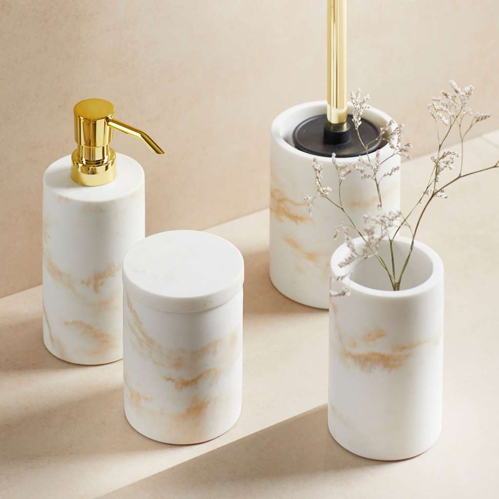 home24 Bad-Accessoire-Set Odos (2-tlg.)