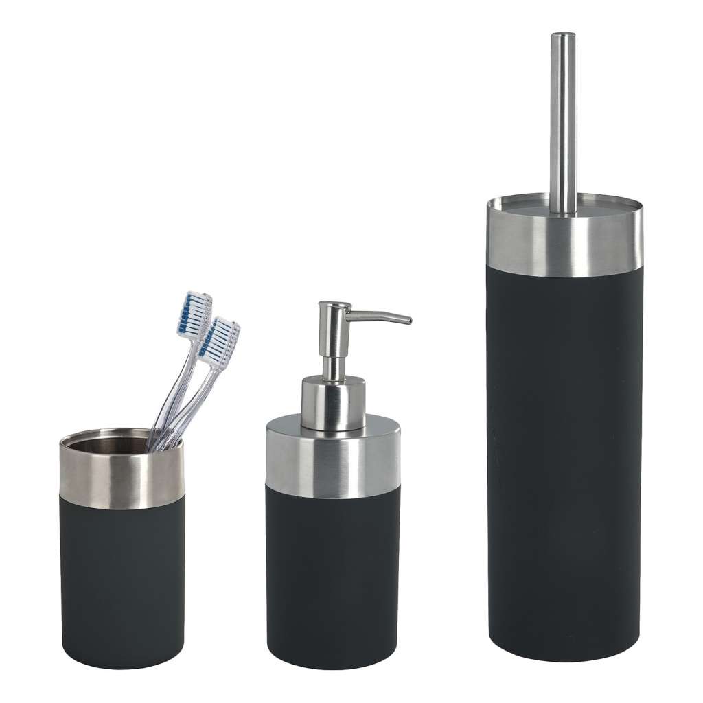 home24 Bad-Accessoire-Set Creta (3-teilig)