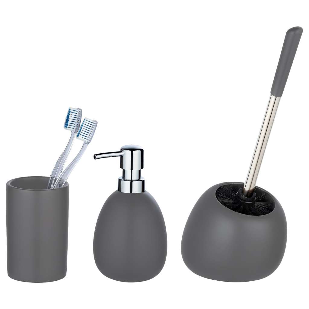 home24 Bad-Accessoire-Set Polaris II (3-teilig)