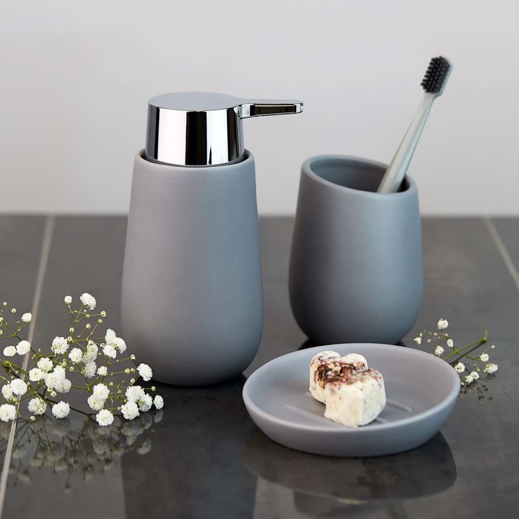 home24 Bad-Accessoire-Set Badi (3-teilig)