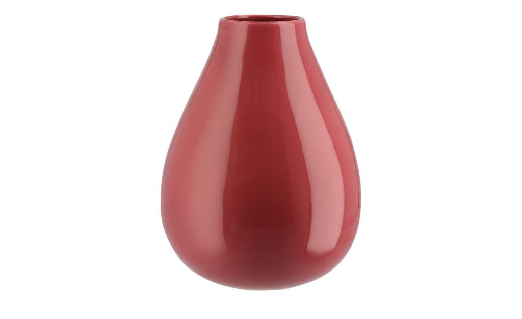Vase ¦ rosa/pink ¦ Keramik Ø: 18 Dekoration > Vasen - Höffner