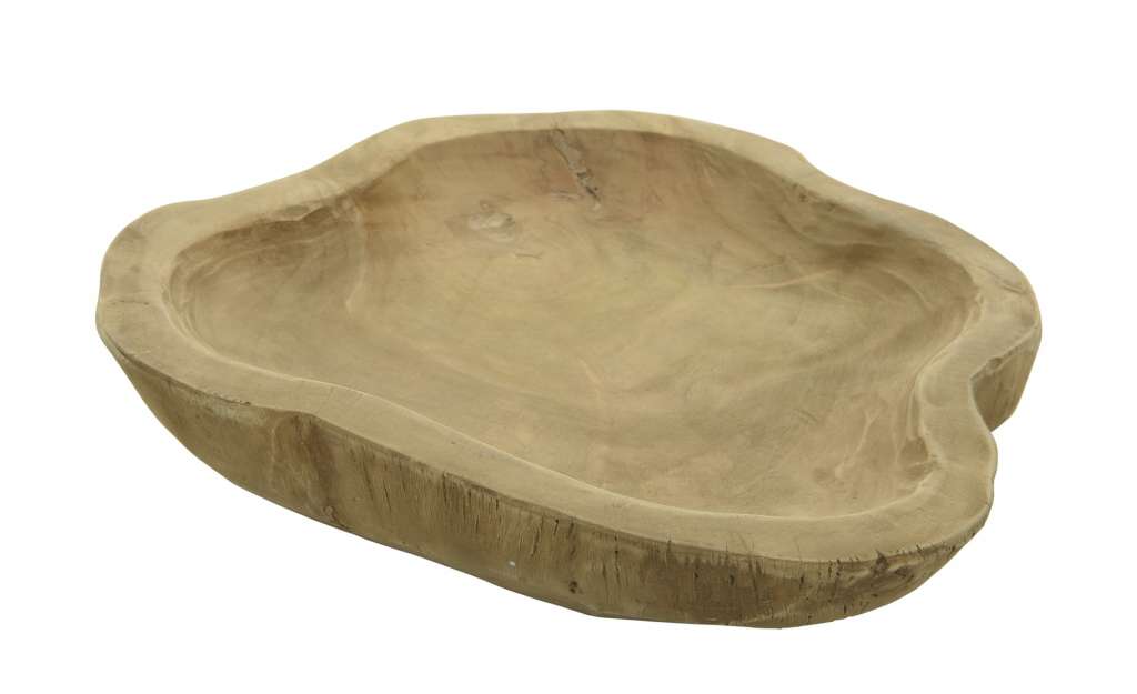 Teak Deko Schale ¦ holzfarben ¦ Holz Ø: 25 Dekoration > Deko-Schalen - Höffner