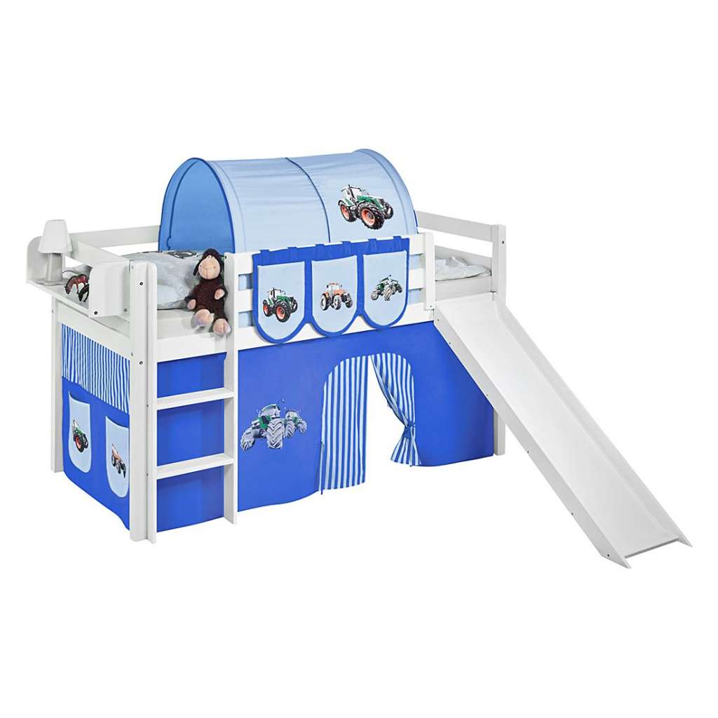 home24 Spielbett JELLE Trecker Blau