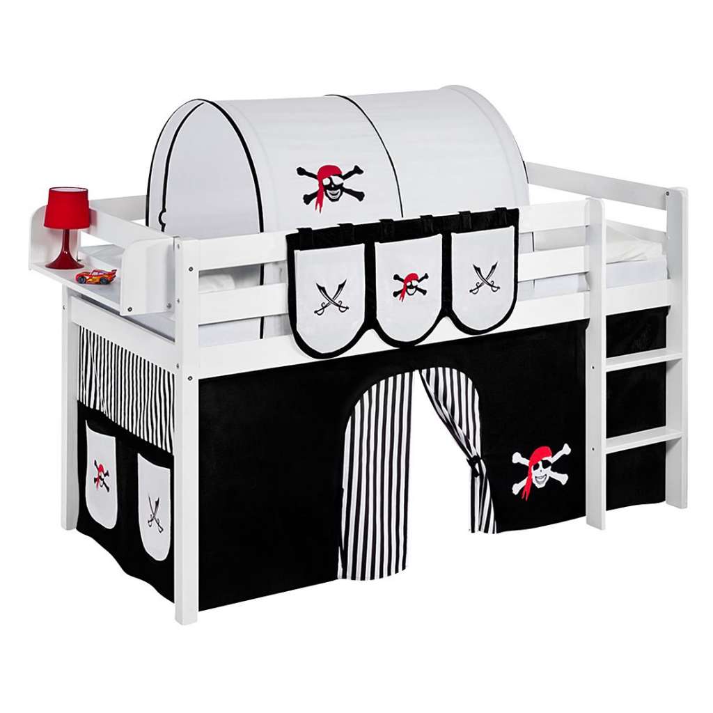 home24 Spielbett JELLE Pirat Schwarz