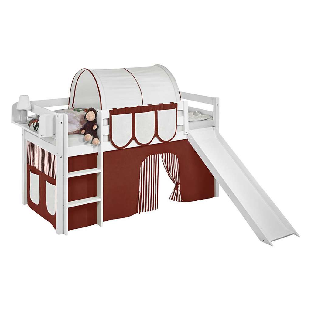 home24 Spielbett JELLE Braun Beige