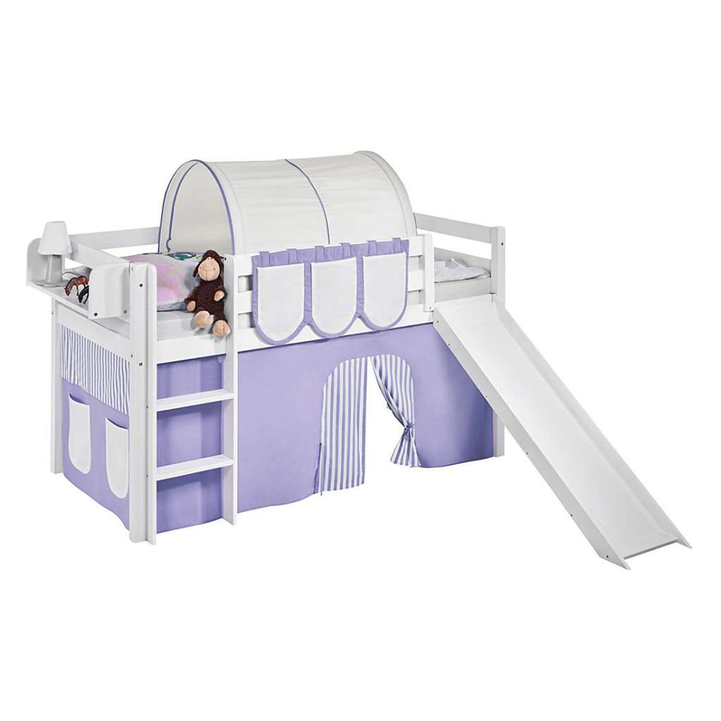 home24 Spielbett JELLE Lila Beige