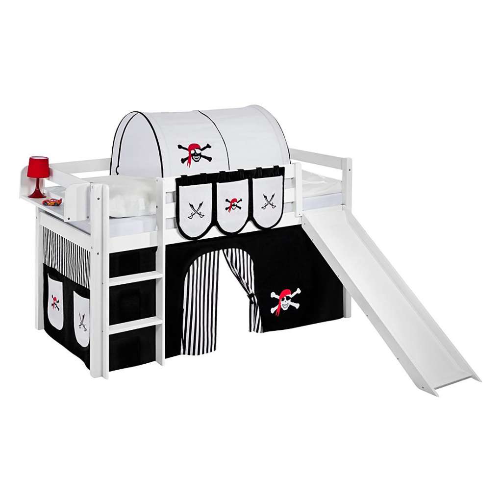 home24 Spielbett JELLE Pirat Schwarz