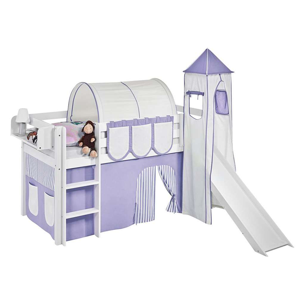 home24 Spielbett JELLE Lila Beige