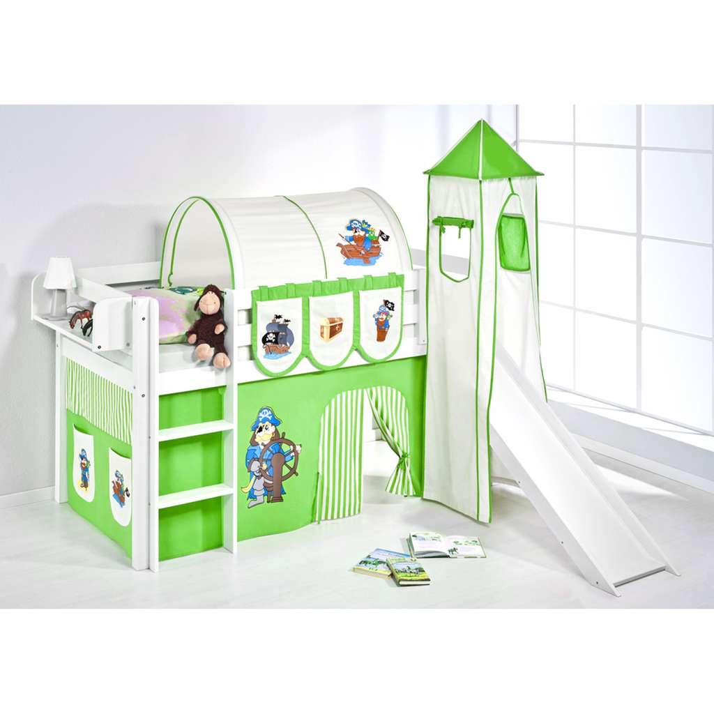 home24 Spielbett JELLE Pirat Schwarz