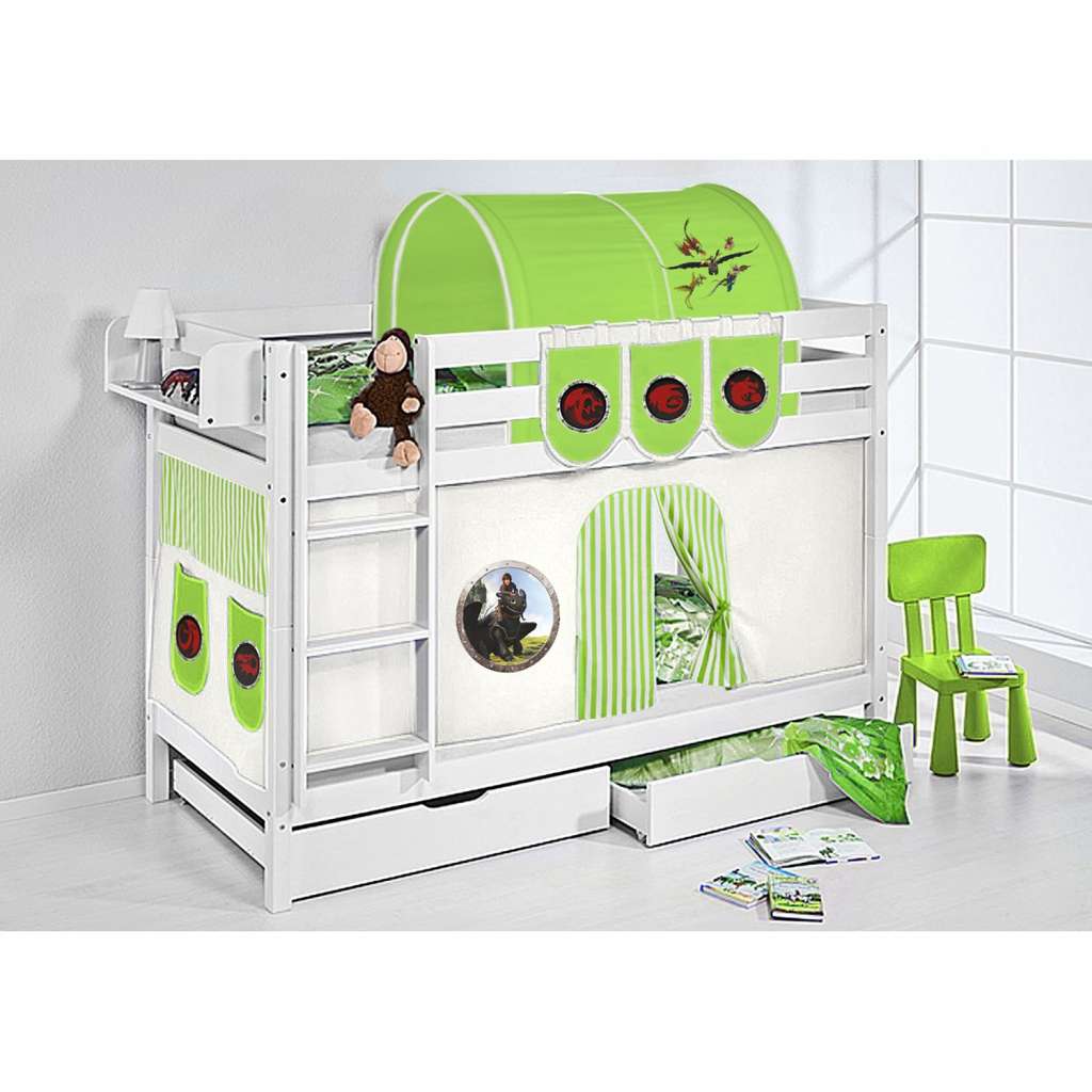 home24 Spielbett JELLE Dragons Grün