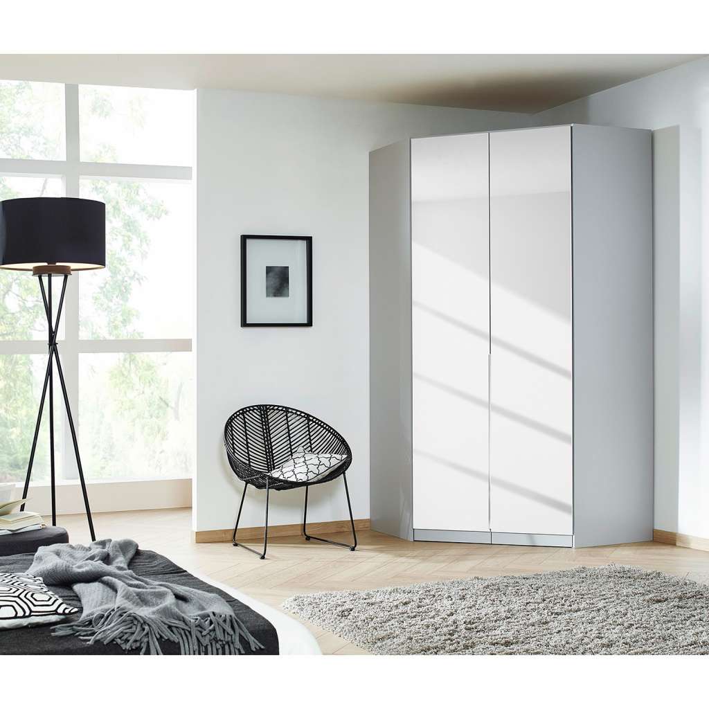 home24 Drehtüren-Eckschrank Alabama I