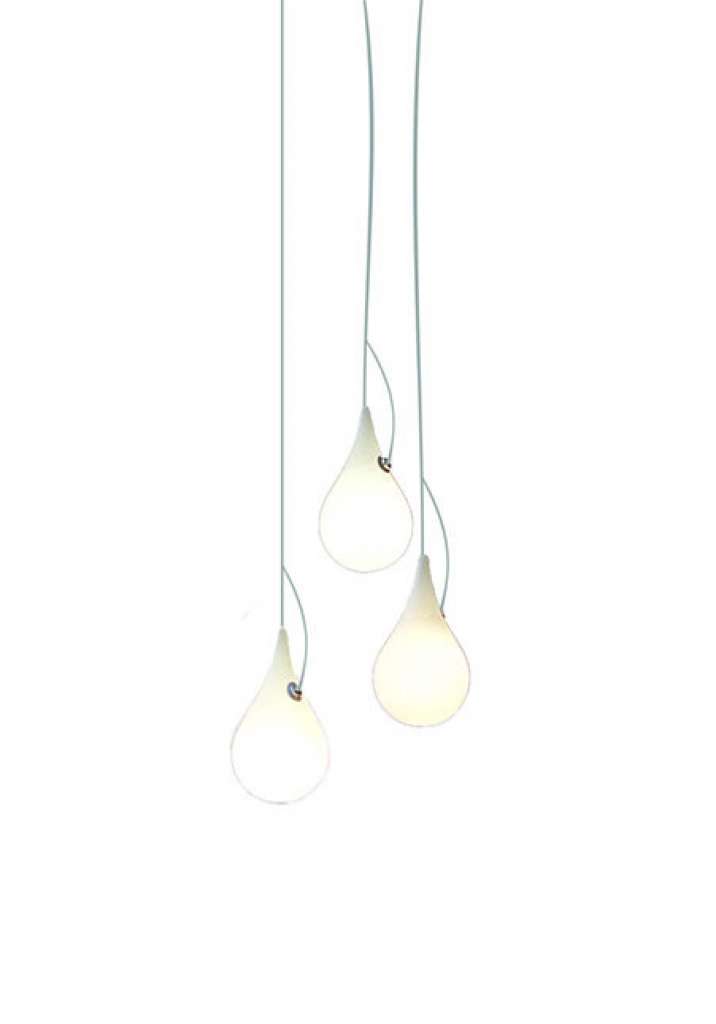 Next - Liquid Light Drop LED Kronleuchter xs drei Leuchtkörper - - indoor