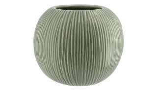 Vase ¦ grün ¦ Keramik Ø: 20 Dekoration > Vasen - Höffner