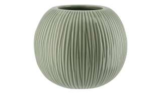 Vase ¦ grün ¦ Keramik Ø: 15 Dekoration > Vasen - Höffner