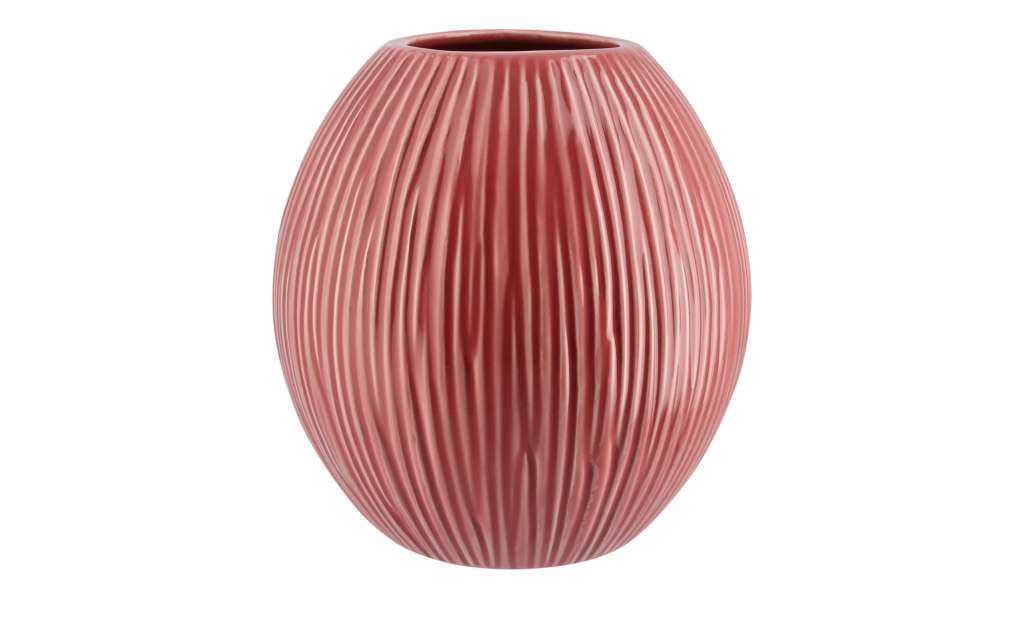 Vase ¦ rosa/pink ¦ Keramik Ø: 16 Dekoration > Vasen - Höffner