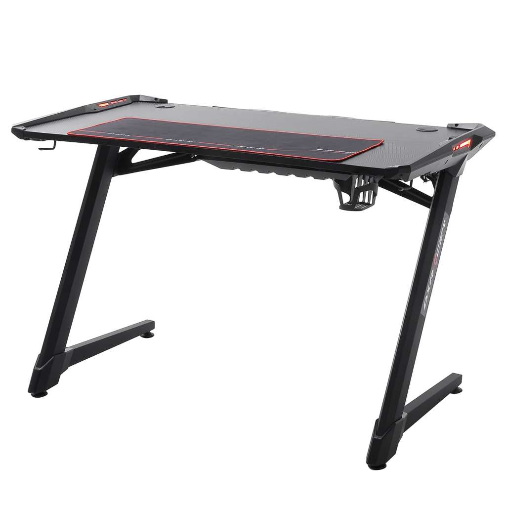 home24 Gaming Desk Master LED