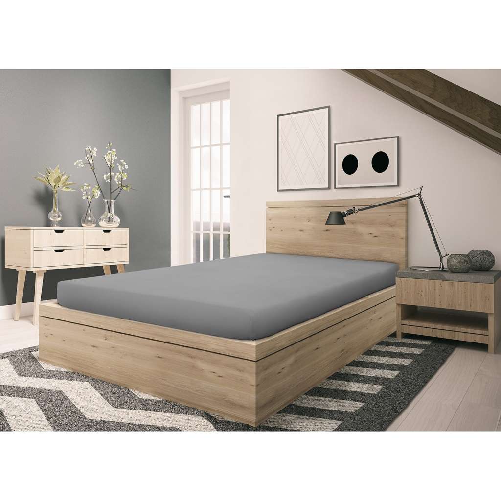 home24 Feinbiber Spannbettlaken Gots