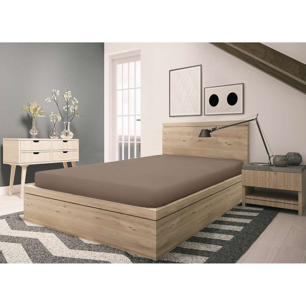 home24 Feinbiber Spannbettlaken Refibra