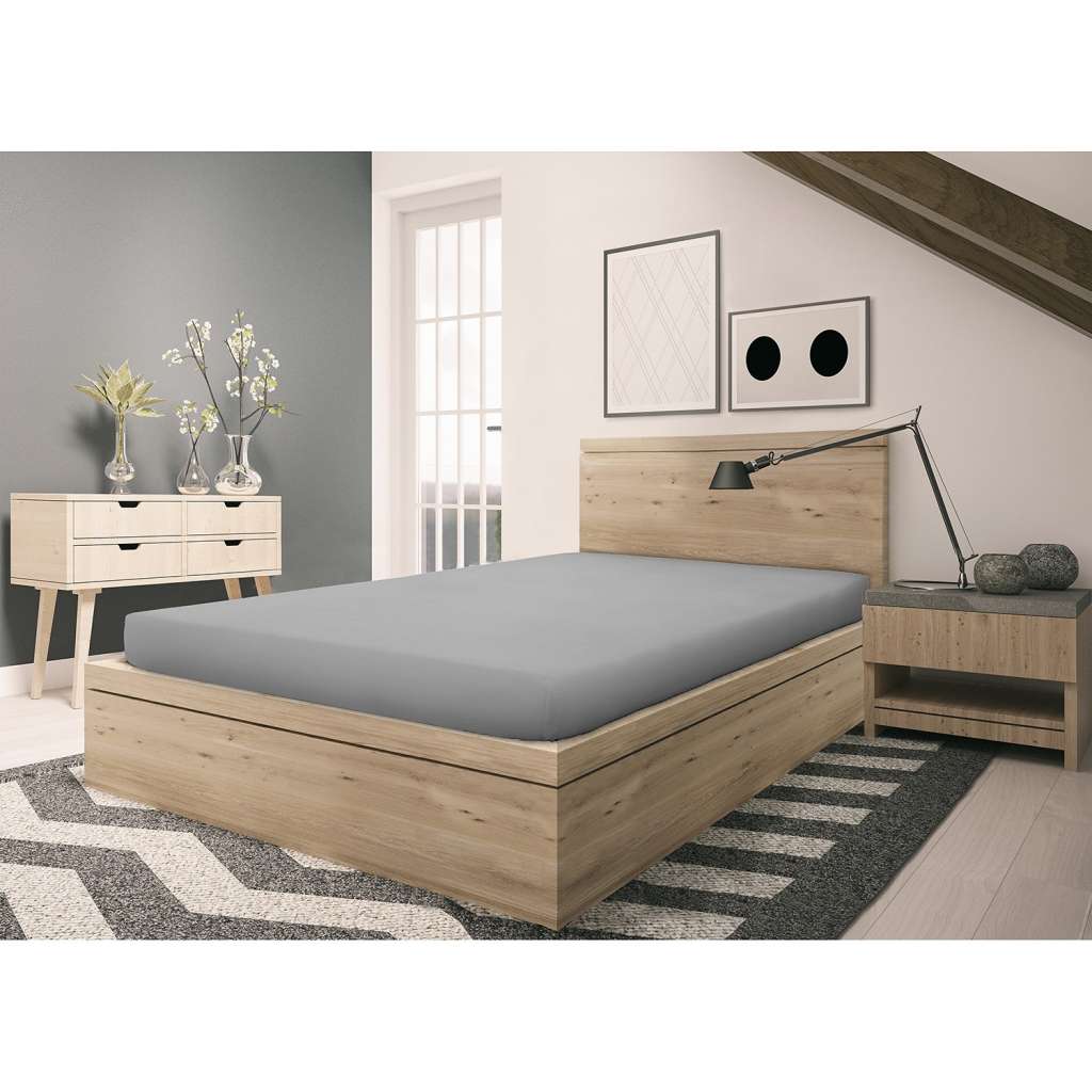 home24 Feinbiber Spannbettlaken Refibra