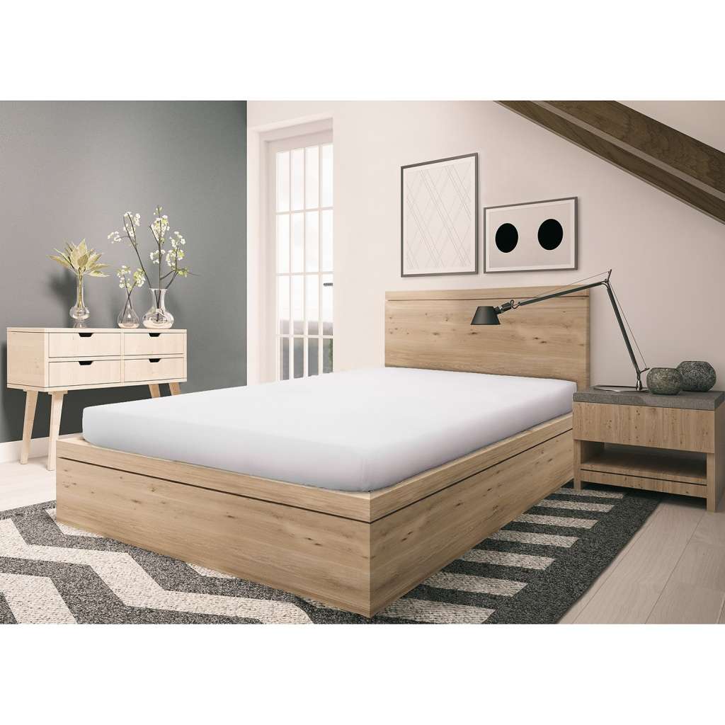 home24 Feinbiber Spannbettlaken Refibra