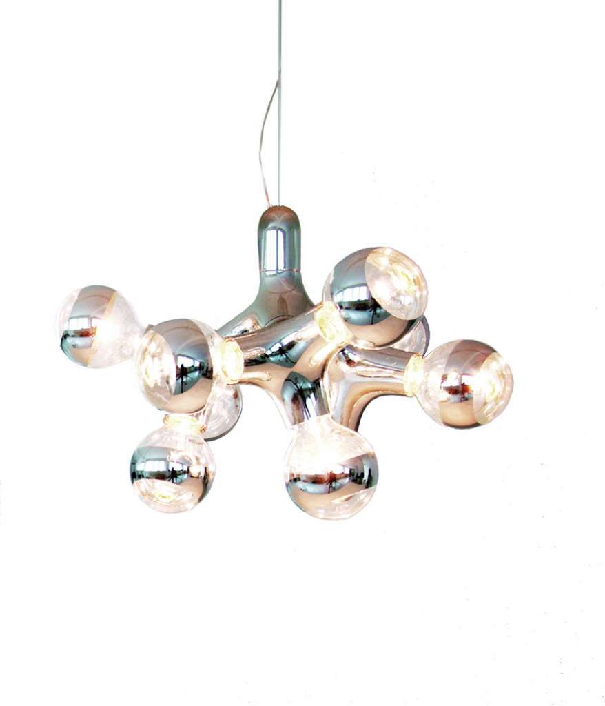 Next - DNA Kronleuchter - chrom - indoor