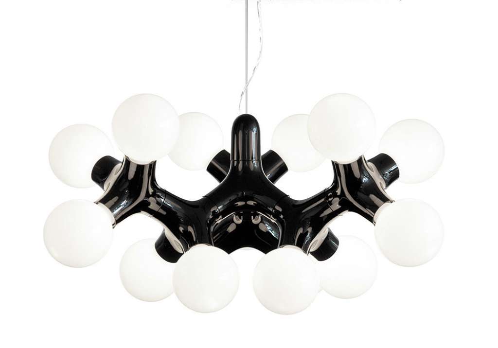 Next - DNA Kronleuchter - schwarz - indoor