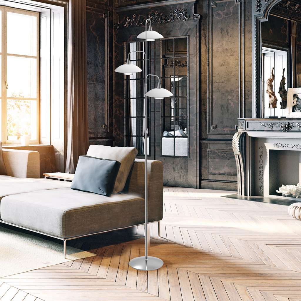 home24 LED-Stehleuchte Tallerken I