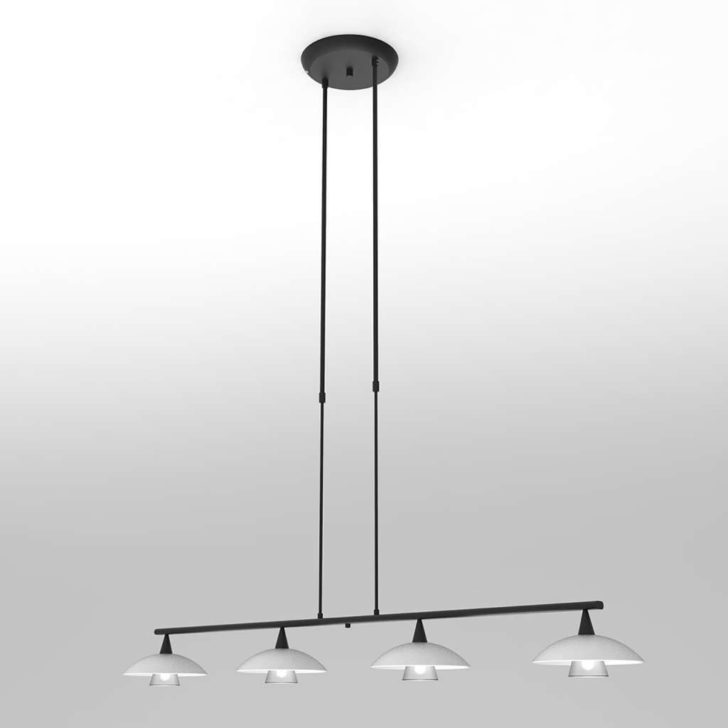 home24 LED-Pendelleuchte Tallerken VI