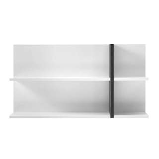 Wandboard in Weiß und Schwarz 120 cm breit