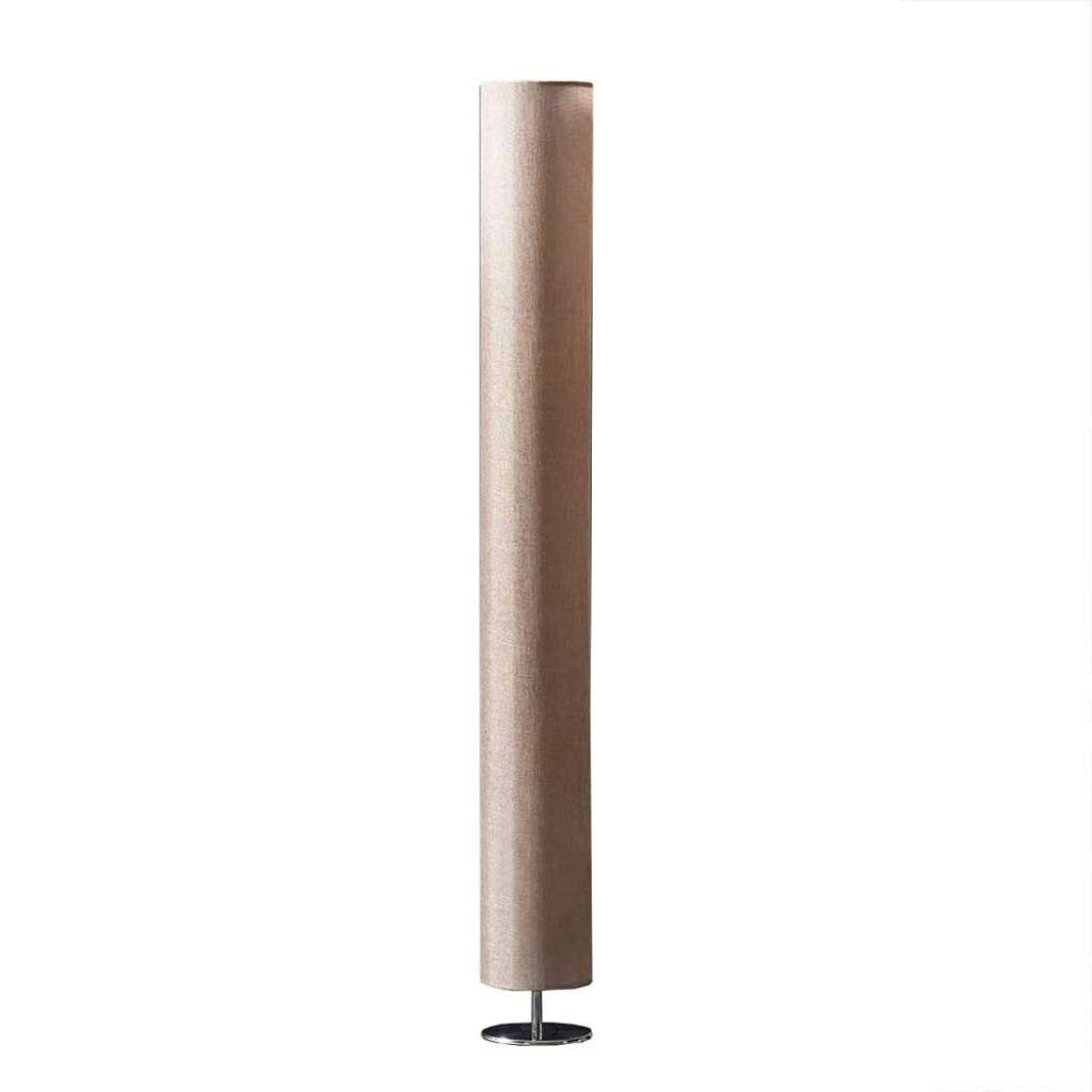 Stehlampe in Beige rund