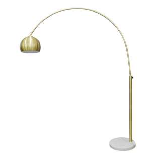Stehlampe in Messingfarben 205 cm hoch