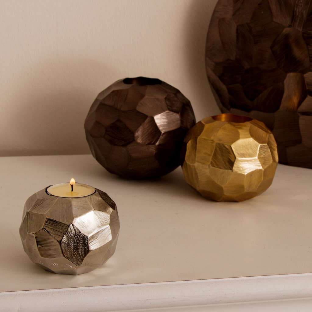 home24 Teelichthalter Bowlo