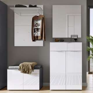 home24 Garderobenset Rimini II (4-teilig)