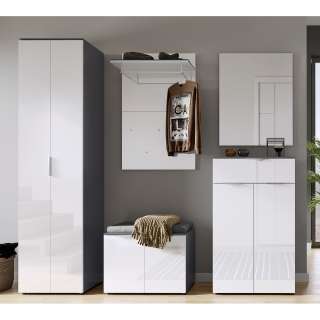 home24 Garderobenset Rimini III (5-teilig)