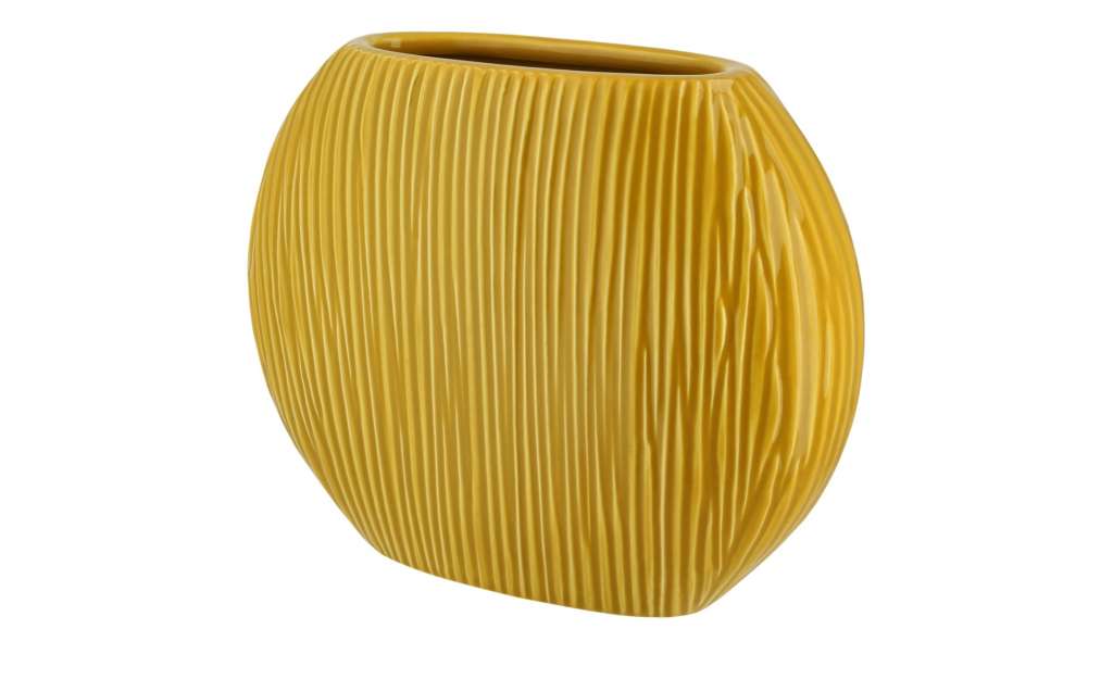 Vase ¦ gelb ¦ Keramik Dekoration > Vasen - Höffner