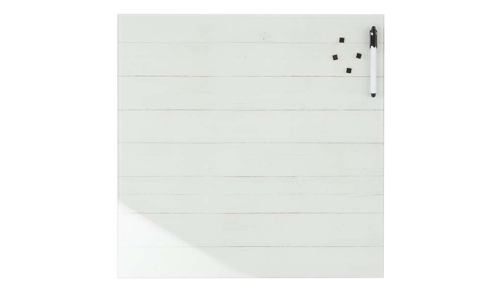 Memoboard 50x50 cm  Wood (Weiß) Dekoration > Bilder & Schilder - Höffner