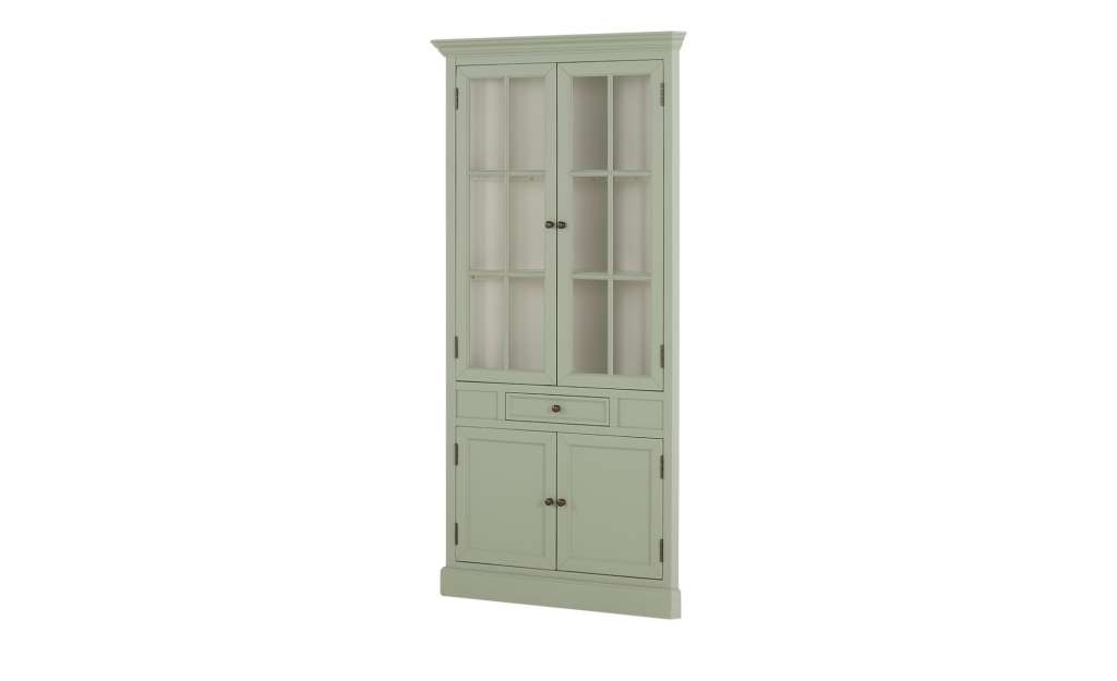 Eckvitrine  Cottage ¦ grün Kommoden & Sideboards > Vitrinen - Höffner