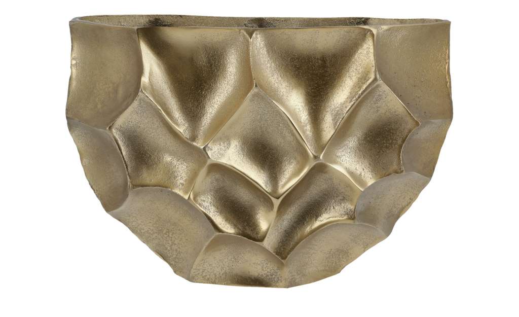 Deko Vase ¦ gold ¦ Aluminum Dekoration > Vasen - Höffner