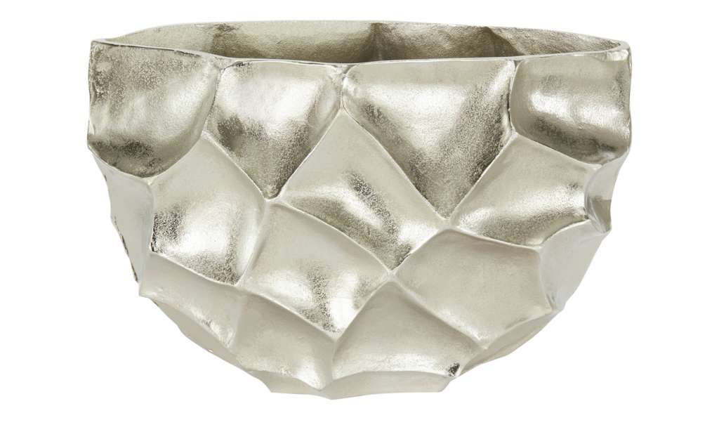 Deko Vase ¦ silber ¦ Aluminum Dekoration > Vasen - Höffner