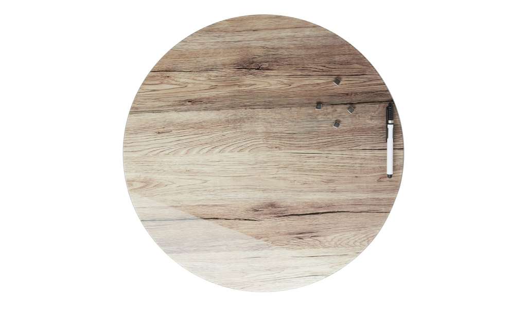 Memoboard Ø 50 cm ¦ holzfarben Ø: 50 Dekoration > Bilder & Schilder - Höffner