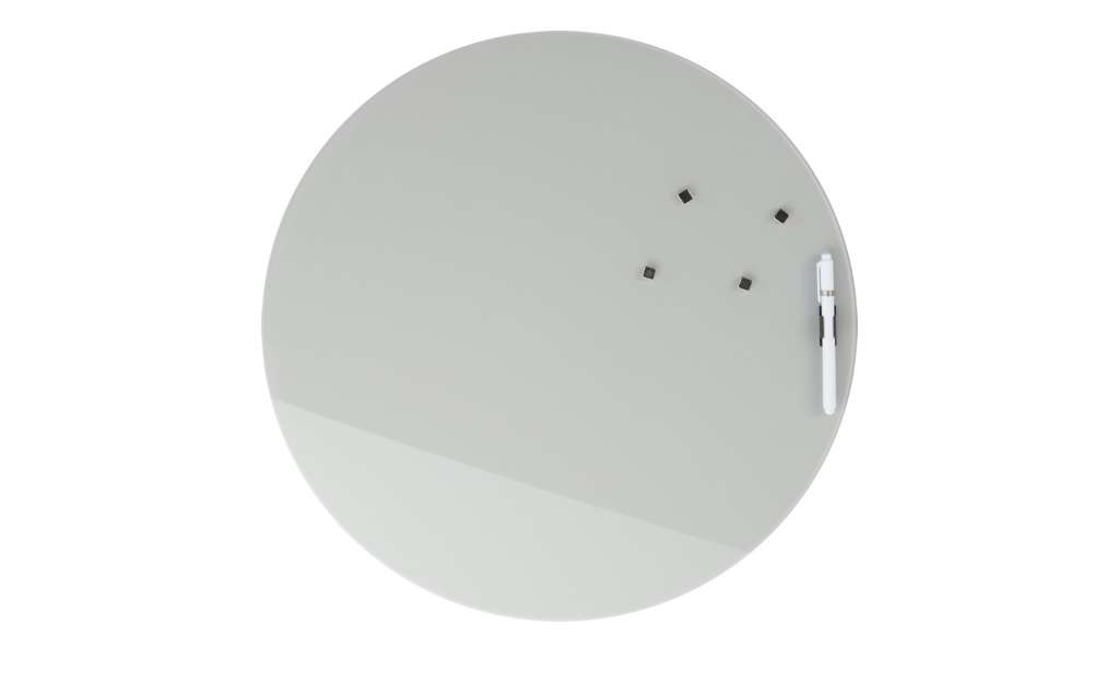 Memoboard Ø 50 cm ¦ grau Ø: 50 Dekoration > Bilder & Schilder - Höffner